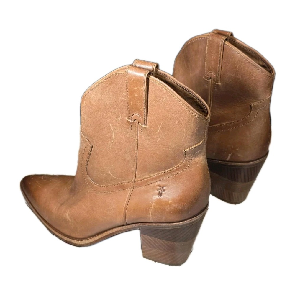 Frye Tan Ankle Boots